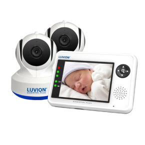 LUVION®  ESSENTIAL PLUS 3,5" - elektroniczna niania z 2 kamerami i monitorem 3,5"